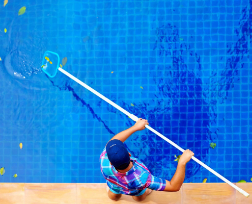 limpeza de piscina